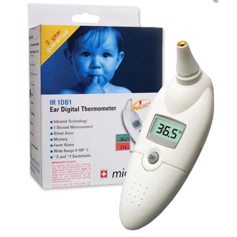 Microlife Ear Digital Thermometer IR 1DB1 Medimart