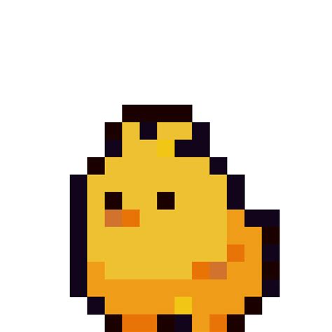 Chick 19x19 Pixel Art By Comficker