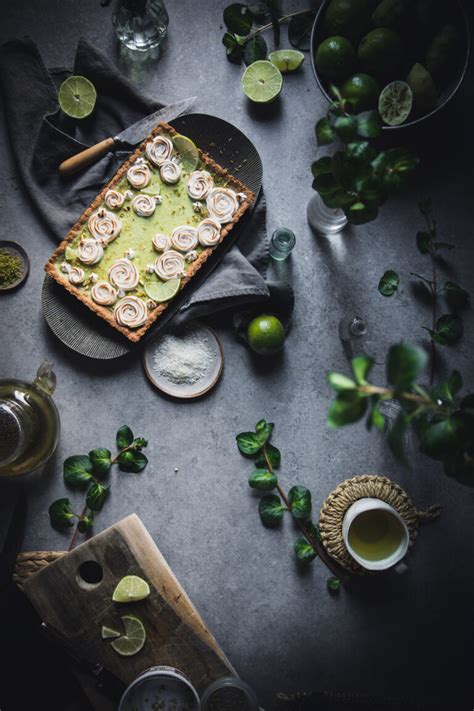 Coconut Lime Tart With A Coconut Graham Cracker Crust Adventures In Cooking