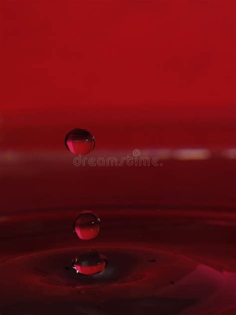 Red water drop stock image. Image of ripple, drink, drop - 1511057