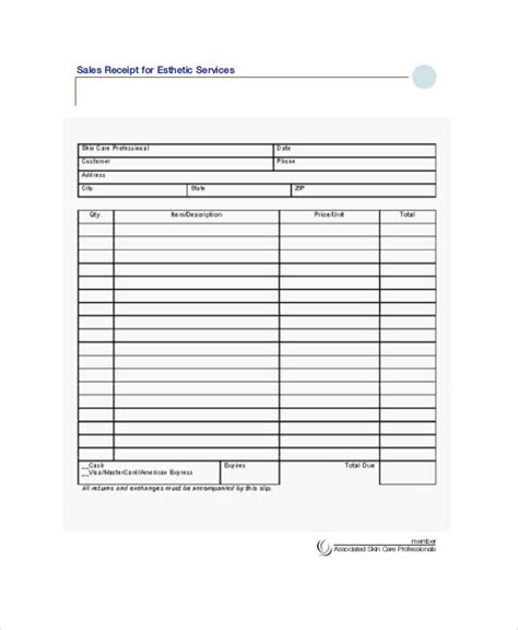 Free Sales Receipt Template Word Pdf Eforms Best Printable Sales Receipt Pdf Derrick Website