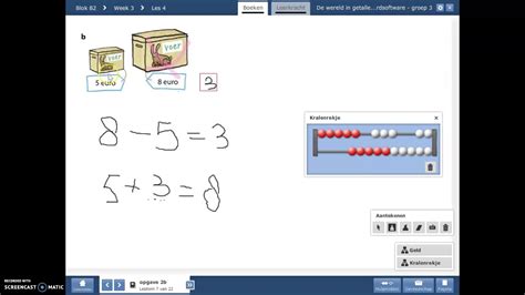 Groep 3 Rekenen Blok 2 Week 3 Les 4 YouTube