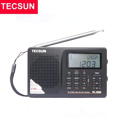 Tecsun PL 606 Digital PLL Radio portátil FM estéreo LW SW MW receptor