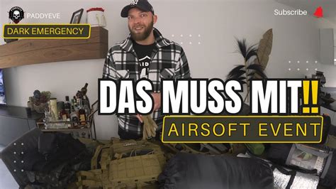 Dark Emergency Big Airsoft Event Das Solltest Du Mitnehmen Youtube