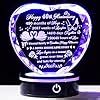 Amazon Ywhl Th Anniversary Crystal Heart Gifts For Wife Husband