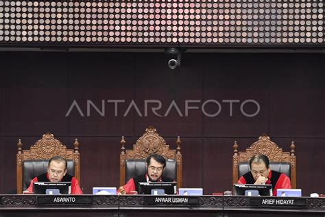 Pembacaan Putusan Sidang Mk Antara Foto