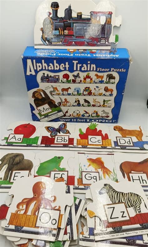 Melissa & Doug Alphabet Train Floor Puzzle, Hobbies & Toys, Toys ...