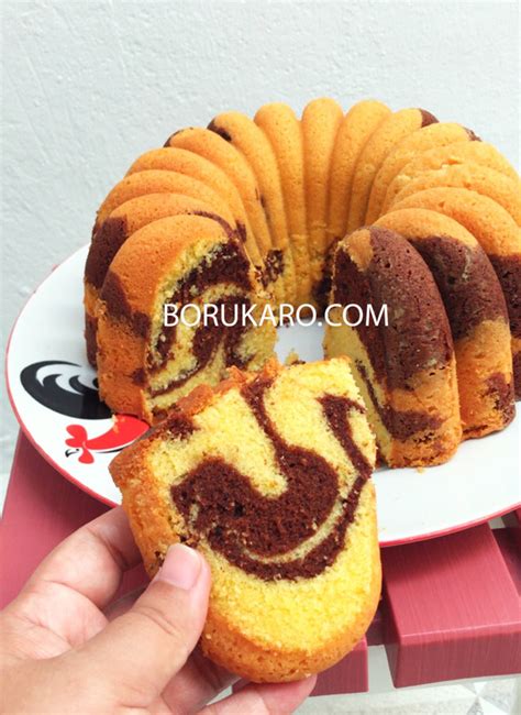 Resep Marble Cake Sederhana Anti Gagal