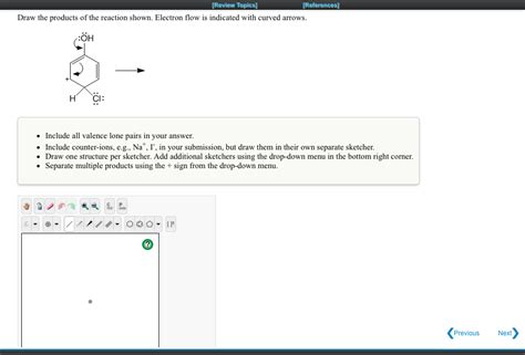 Solved Review Topics References Draw The Products Of The Chegg