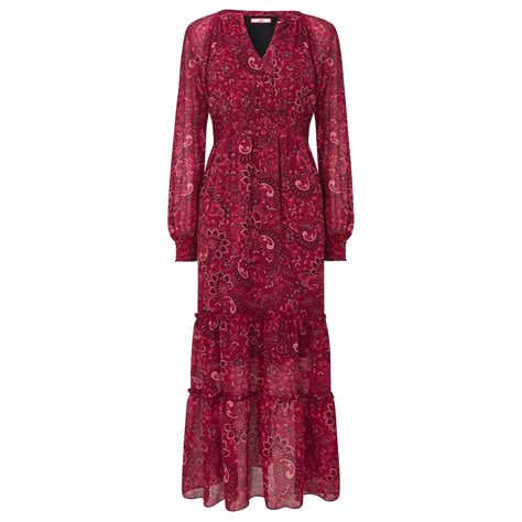 Joe Browns Radiant Paisley Dress Berry ⋆ Colmers Hill Fashion