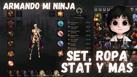 COMO ARMAR UNA NINJA AL 100 MAX STAT ARMANDO MI NINJA RAKION