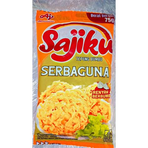 Jual TEPUNG BUMBU SAJIKU SERBAGUNA AJINOMOTO 75G | Shopee Indonesia