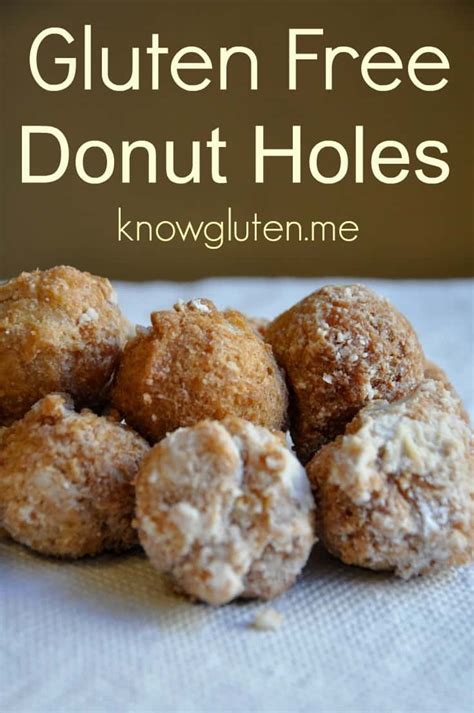 Gluten Free Donut Holes Timbits Know Gluten