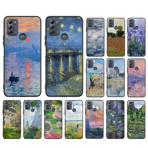 Funda De Tel Fono Claude Monet Garden Lotus Para Moto Edge 50 40 Pro