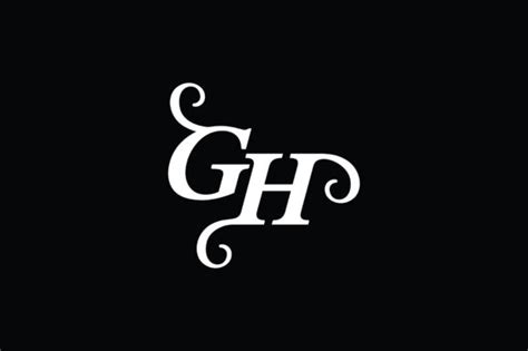 Monogram Gh Logo V2 Graphic By Greenlines Studios · Creative Fabrica