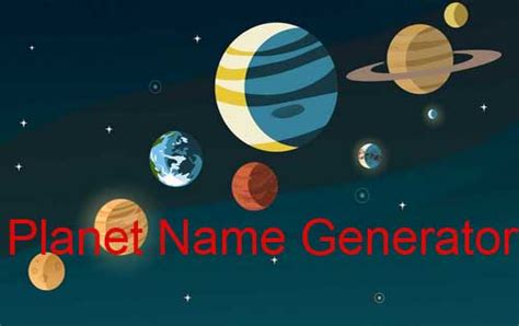 Planet Name Generator -Unlimited Synonyms Planet Names Ideas - Vlivetricks