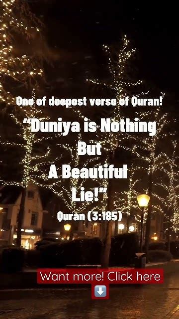 Duniya Is Nothing But A Beautiful Lie Shorts Allah Youtube