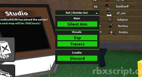 Kat Esp Tracers Silent Aim Scripts Rbxscript