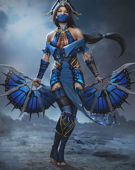 Artstation Kitana Fan Art Aleksandra Skiba In 2020 Mortal Kombat