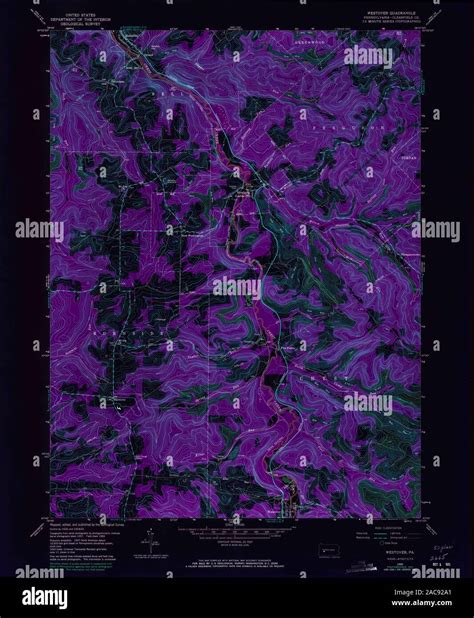 Map of westover hi-res stock photography and images - Alamy