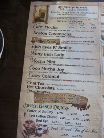 Boston Coffee House Menu - The Best Of Boston 10 Coffee Shops You Must ...