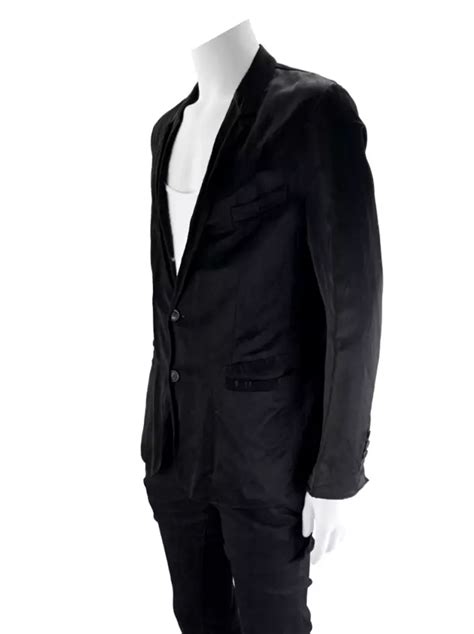 Blazer Dolce Gabbana Tecido Preto Original Etiqueta Única