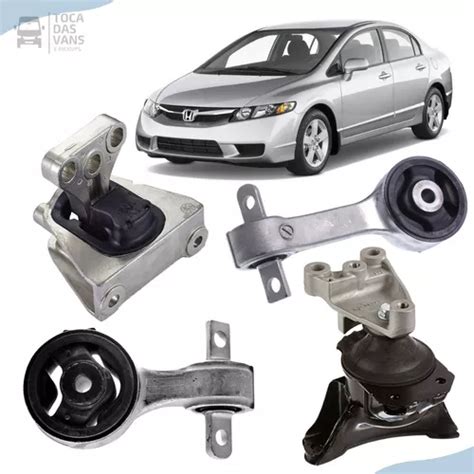 Kit Completo Coxim Motor Cambio New Civic Manual