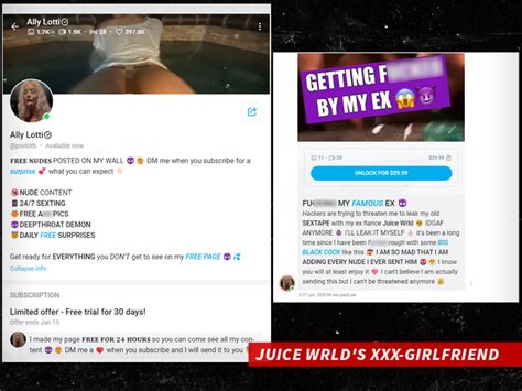 Juice Wrlds Ex Explains Reasons For Selling Their Sex Tape On Onlyfans