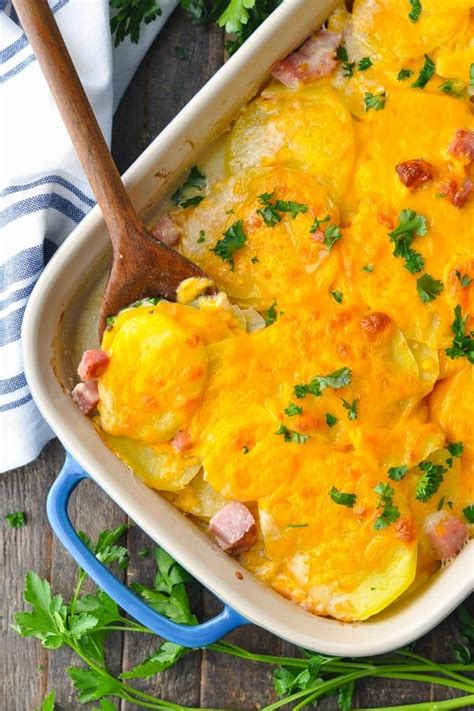 Scalloped Potatoes And Ham The Seasoned Mom