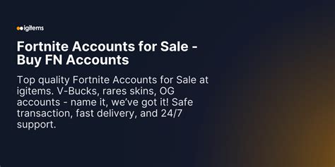 Where to Buy and Sell Fortnite Accounts Safely?