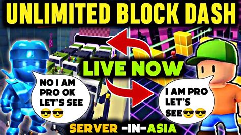 Unlimited Block Dash Live Now Stumble Guys Live Now In Hindi NEW