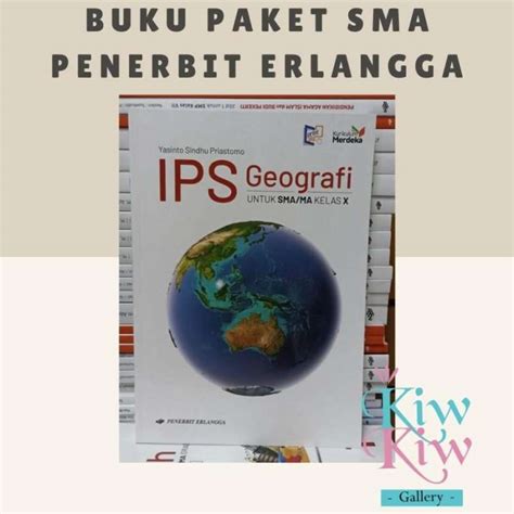 Jual Buku IPS Geografi Kelas 10 SMA MA Kurikulum Merdeka Erlangga Di