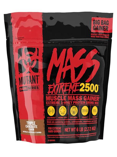 Mutant Nutrition Mass Extreme 2500 272kg Triple Chocolate Protein Bargain Wholesale