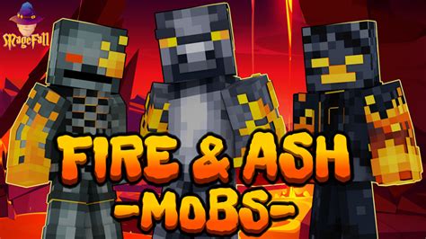 Fire Ash Mobs By Magefall Minecraft Skin Pack Minecraft Bedrock