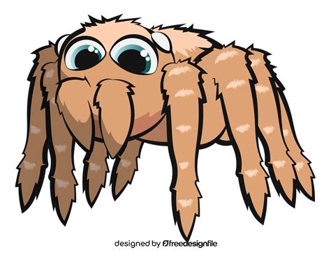 Jumping spider cartoon clipart free download