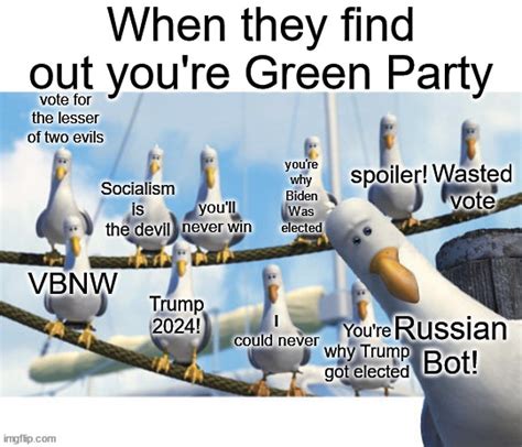 Image Tagged In Nemo Seagulls Mine Green Party Imgflip