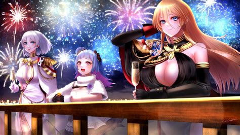 Celebrations With Bismarck U 556 And Tirpitz R Azurelane