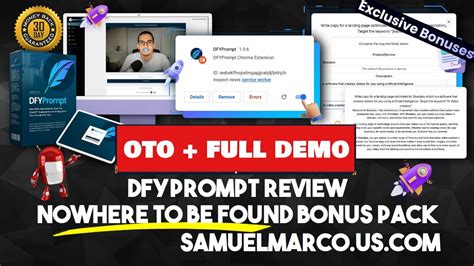 DFYPrompt OTO Details DFY Prompt OTO 1 To OTO 4 Revealed YouTube