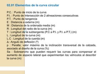 Diseño horizontal de carreteras PPT