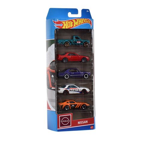 Pack 5 Autos Basicos Hotwheels Nissan Jugueterías Ansaldo