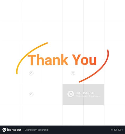 Thank You Animated Icon download in JSON, LOTTIE or MP4 format