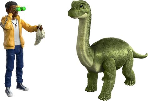 Mattel - Jurassic World Human & Dino Bundle Darius & Baby Brachiosaurus ...