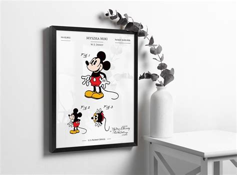 IWALL Studio Myszka Miki Walt Disney 03 Patent Z 1930 R