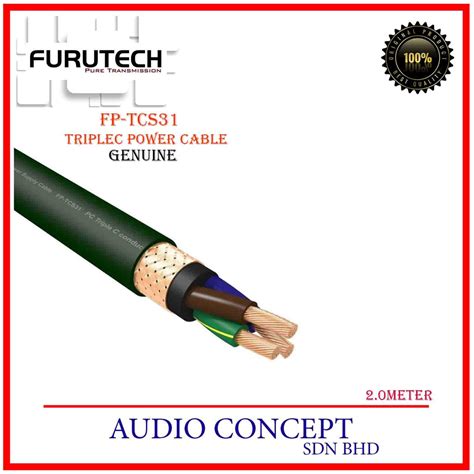 Furutech FP TCS31 PC TripleC Power Cable Genuine Shopee Malaysia