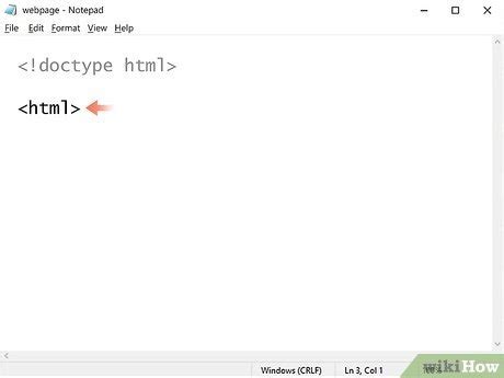 write html code  steps  pictures wikihow