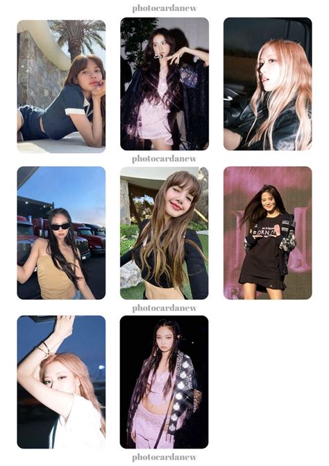 blackpink coachella photocard template Fotoğrafçılık