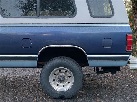 1986 Dodge Ram D250 First Gen Cummins 12v Air Ride Flippac Camper Overland Bov For Sale