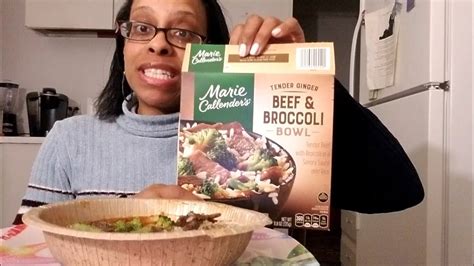 Beef And Broccoli Bowl Marie Callenders Youtube