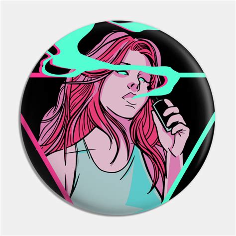 Choke Me Waifu Anime Girl Vaporwave Aesthetic Lofi Pin Teepublic