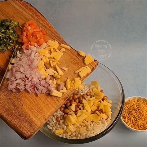 Raw Mango Bhelpuri Mango Bhel Raw Mango Chaat Cooking From Heart